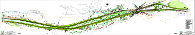 Exit 5 North construction map