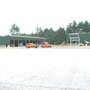 Bus Storage Buildings from Symmes Drive (August 2008)
